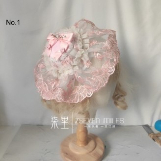 Multi-Style Classic Lace Bowknot Lolita Hat Hair Clip (SM01)